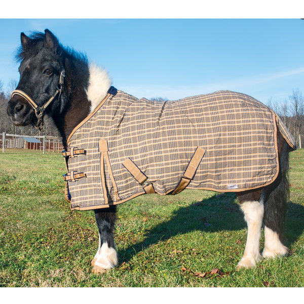 Stable Sheet Miniature Horse Classic Plaid Sheet